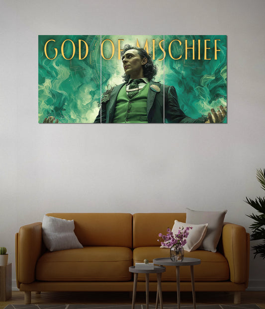Loki – God of Mischief Split Wall Poster Main Image - Everanta