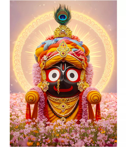 Lord Jagannath Devotional Wall Poster Main Image - Everanta