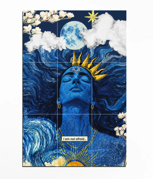 Lord Shiva Cosmic Energy 9-Piece Split Poster Close View - Everanta