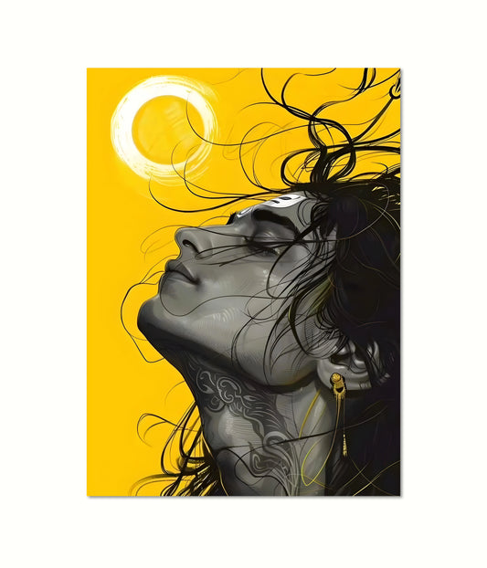 Lord Shiva Modern Spiritual Wall Poster Main Image - Everanta