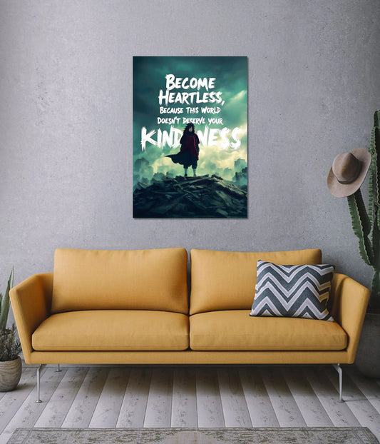 Madara Uchiha Heartless Quote – Naruto Poster on Wall - Everanta