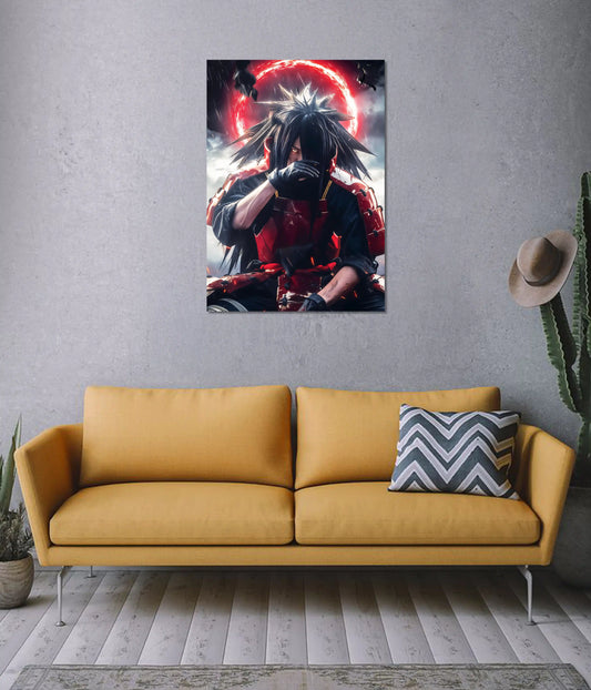 Madara Uchiha Power Aura Wall Poster on Wall - Everanta