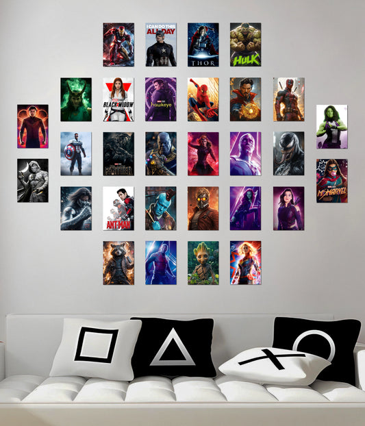 Marvel Superheroes Collector 30 Poster Set - Everanta