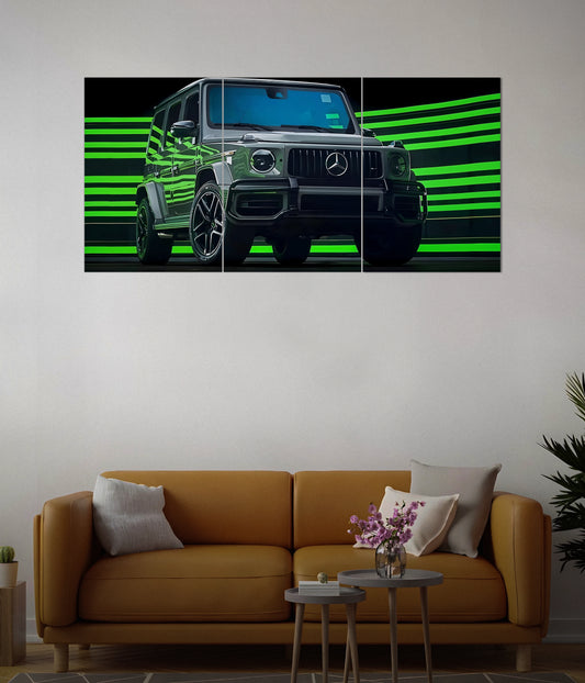 Mercedes-Benz G-Wagon Split Wall Poster in Living Room - Everanta