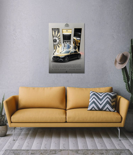 Mercedes-Benz Maybach Luxury Edition – Premium Car Wall Poster - Everanta