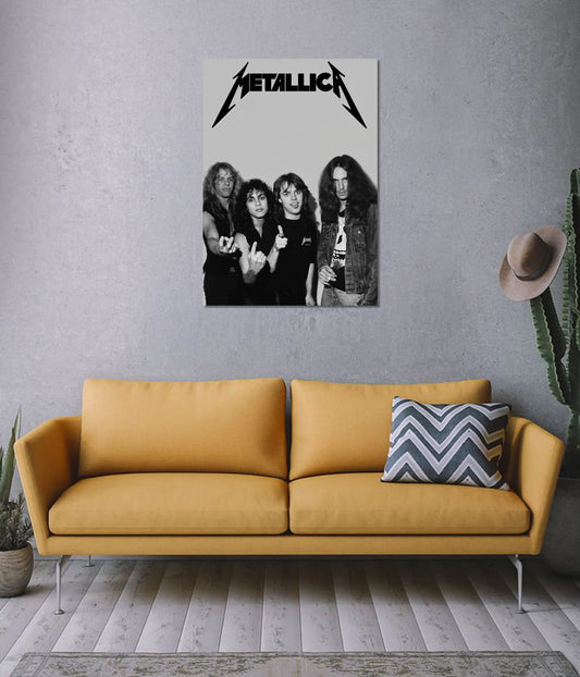 Metallica Classic Band Poster on Wall - Everanta