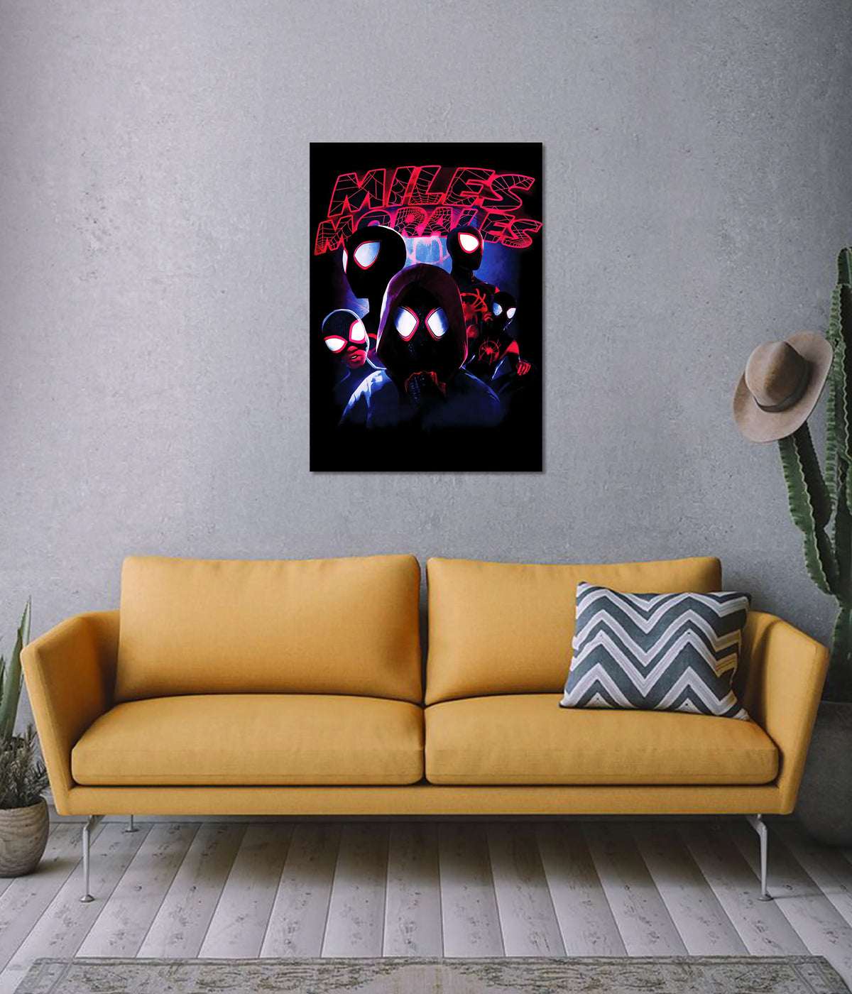 Miles Morales Multiverse Poster – Spider-Verse Superhero Wall Art on Wall - Everanta