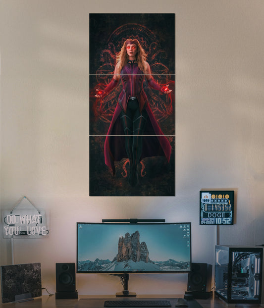 Mystic Power – Scarlet Witch Split Poster Main Image - Everanta