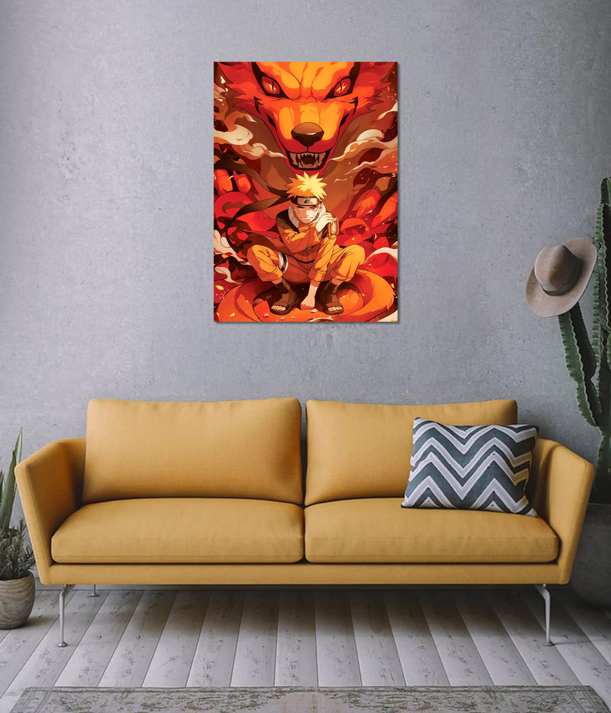 Naruto & Kurama – Nine Tails Awakening Poster on Wall - Everanta