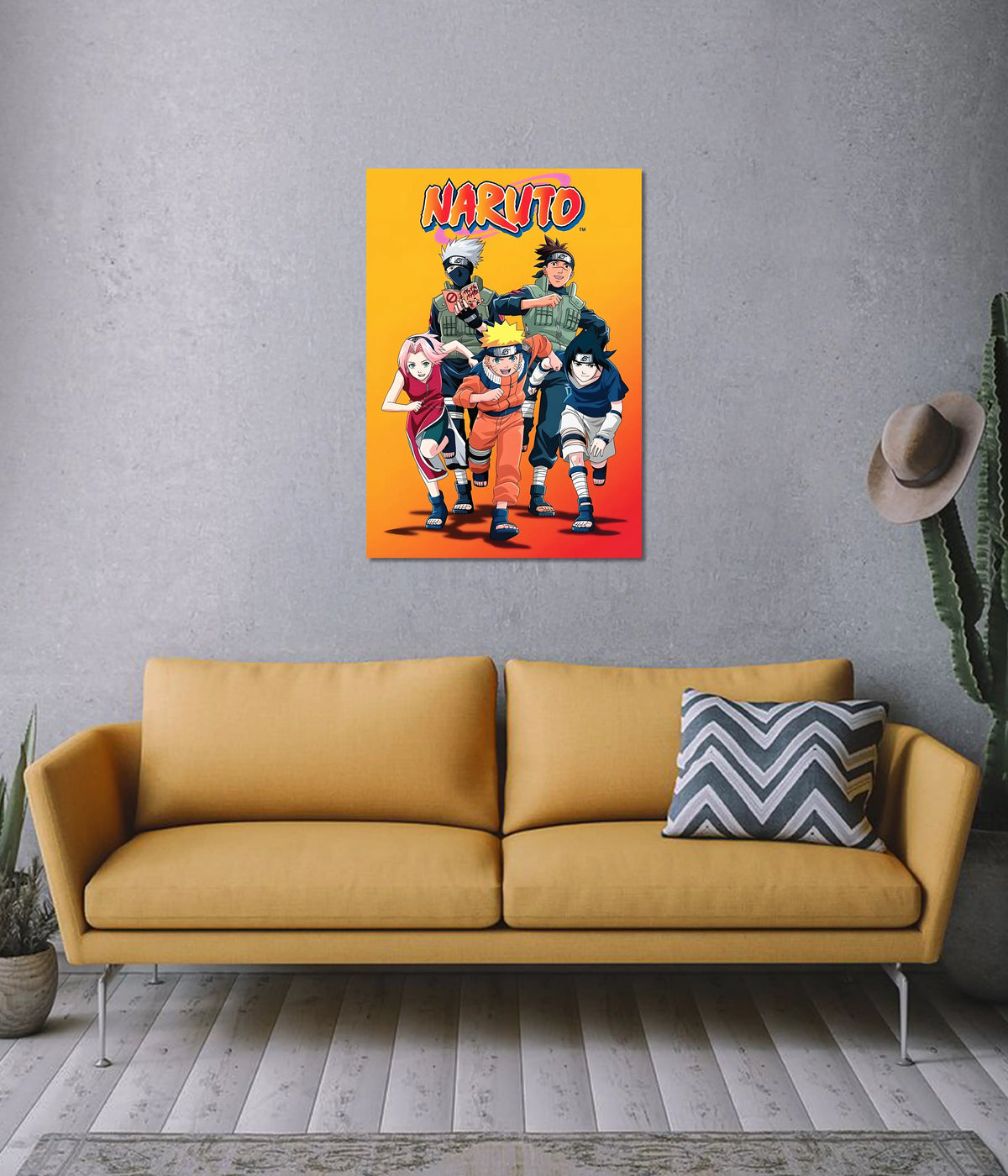 Naruto Team 7 Wall Poster on Wall - Everanta