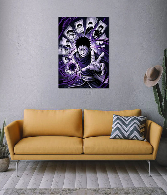 Obito Uchiha Dark Awakening Anime Poster on Wall - Everanta