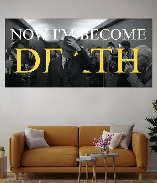 Oppenheimer “Now I’m Become Death” – Split Wall Poster - Everanta