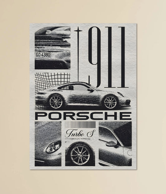 Porsche 911 Turbo Mode – Gamer Room Poster Main Image - Everanta
