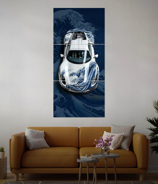 Porsche 918 Art Edition – Split Wall Poster Main Image - Everanta