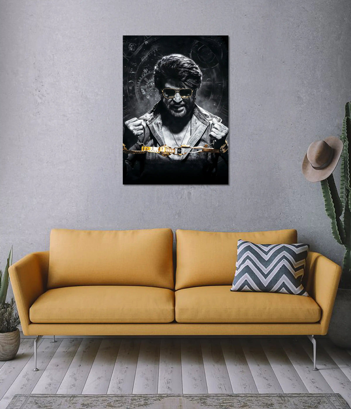 Rajinikanth Ultimate Mass & Style Poster on Wall - Everanta