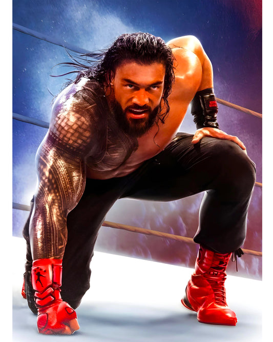 Roman Reigns Power Pose WWE Poster Main Image - Everanta