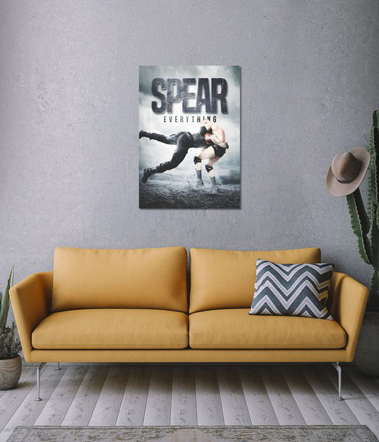 Roman Reigns “Spear Everything” Wall Poster - Everanta