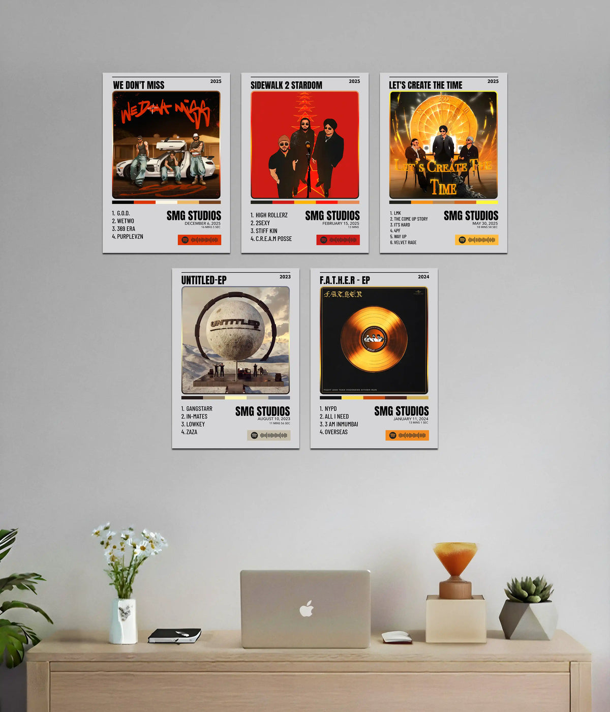 SMG Studios Album Art Poster Set Main Image - Everanta