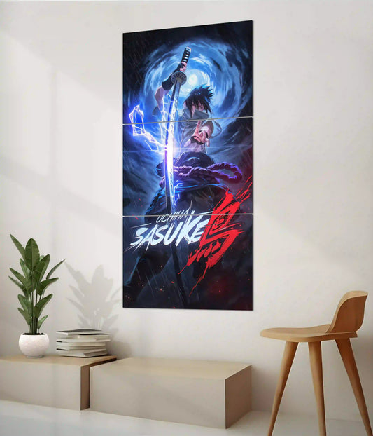 Sasuke Uchiha Split Poster - Everanta