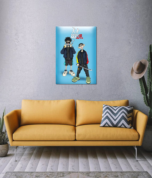 Seedhe Maut – Hip Hop Duo Animated Wall Poster - Everanta