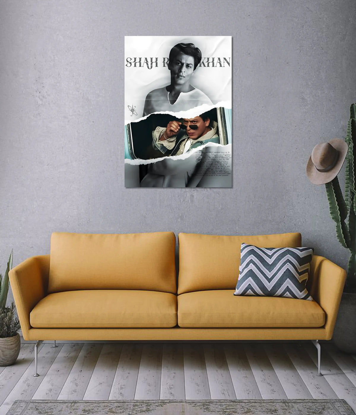 Shah Rukh Khan Poster on Wall - Everanta