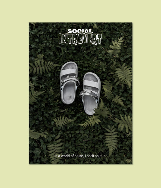 Social Introvert – Nature Wall Poster Main Image - Everanta