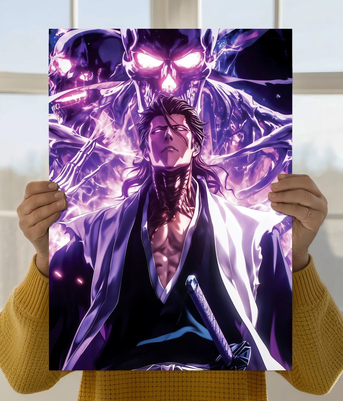 Sosuke Aizen Power Form Bleach Poster Main Image - Everanta