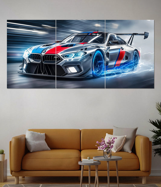 Speed & Power - BMW M Series Split Poster Main Image - Everanta