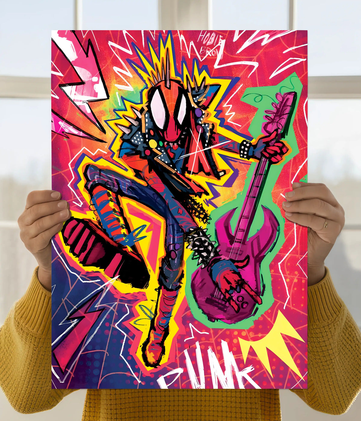 Spider-Punk Poster – Vibrant Graffiti Main Image