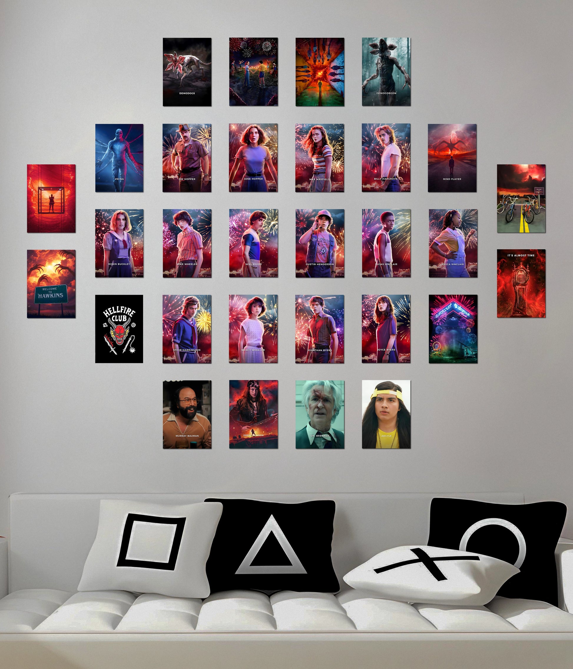 Stranger Things Poster Set of 30 Posters - Everanta