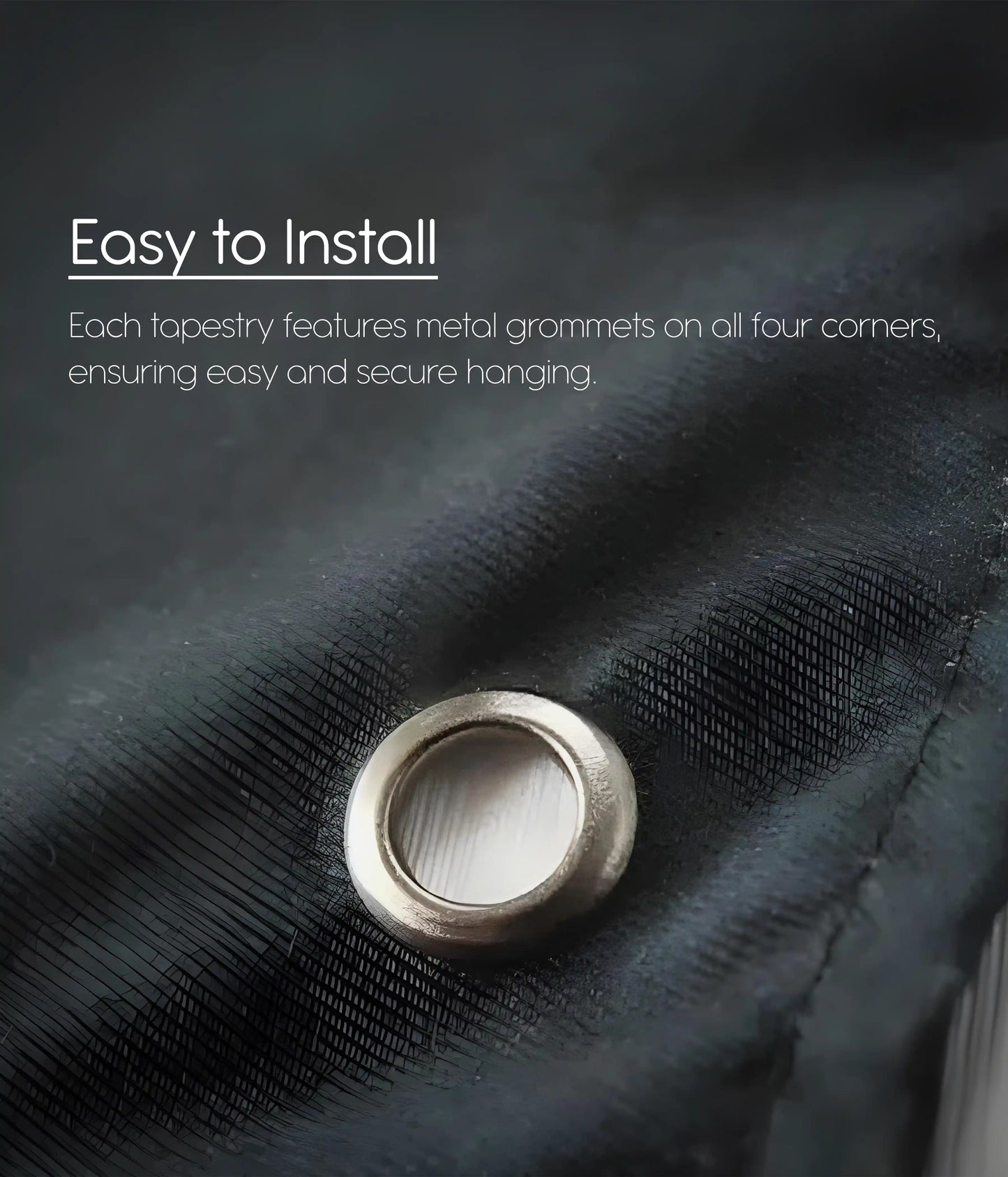 Sun & Moon Harmony Aesthetic Wall Tapestry Easy To Install - Everanta