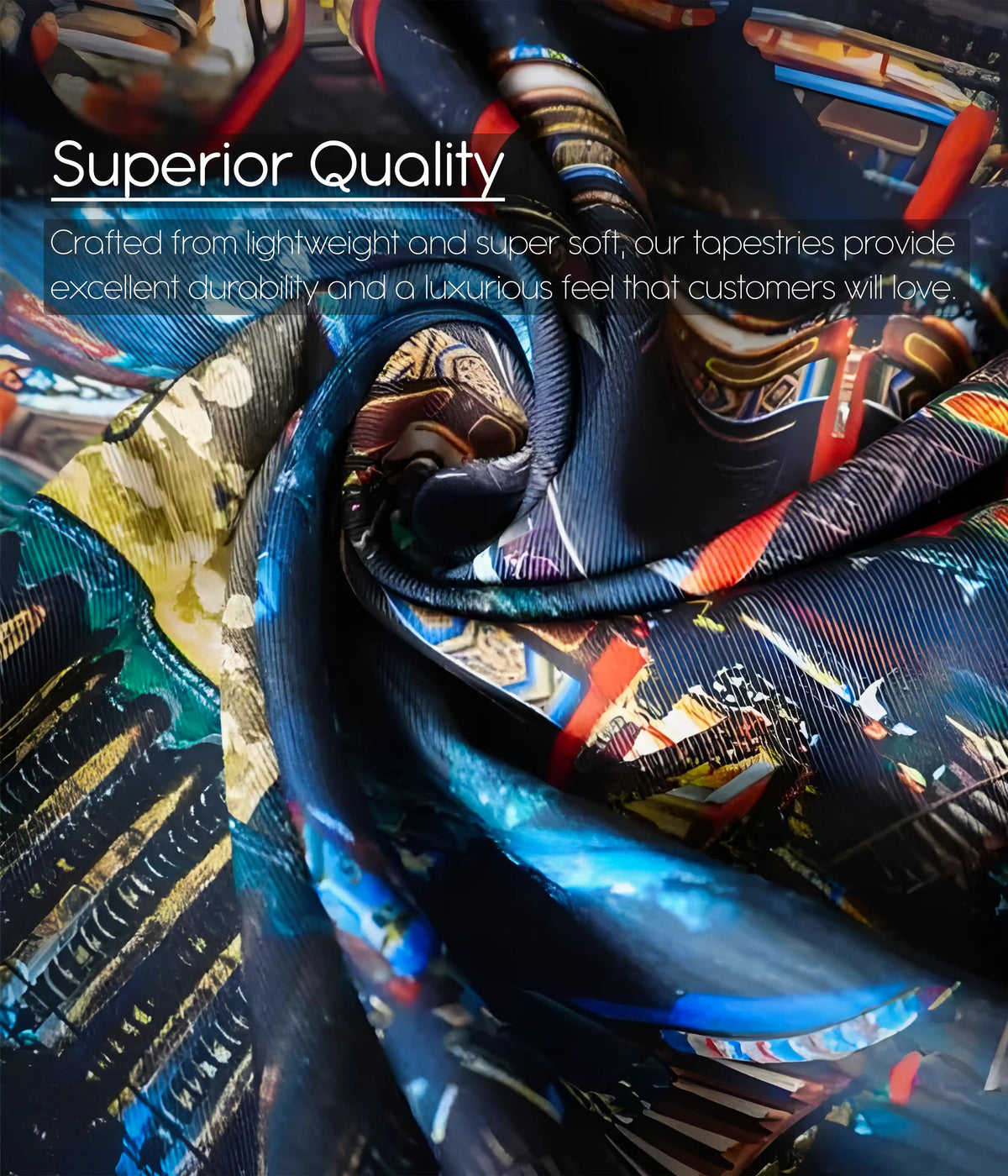 Sun & Moon Harmony Aesthetic Wall Tapestry Superior Quality - Everanta