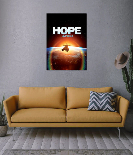 Superman Hope Poster on Wall - Everanta