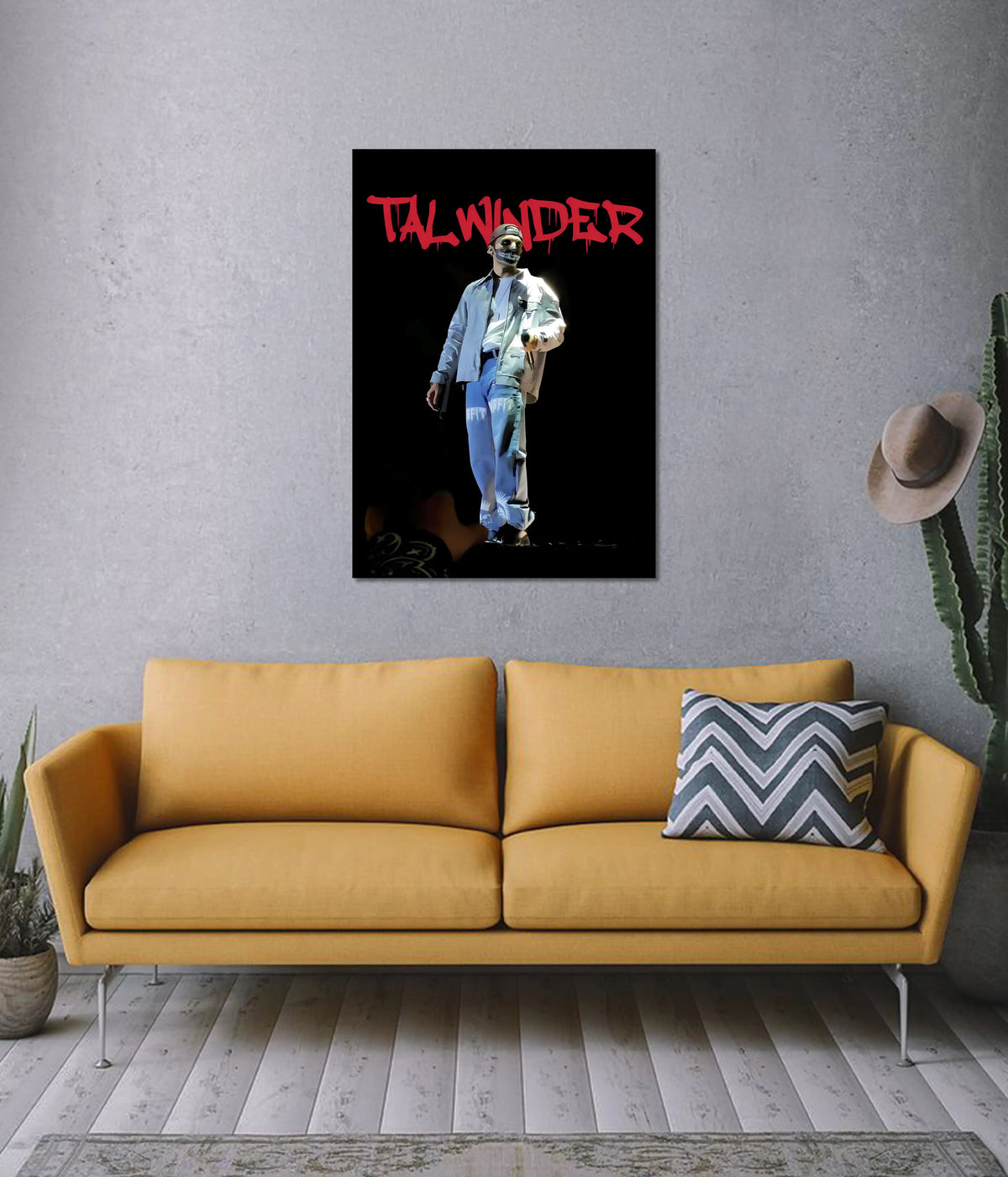 Talwiinder Live Performance Wall Poster on Wall - Everanta