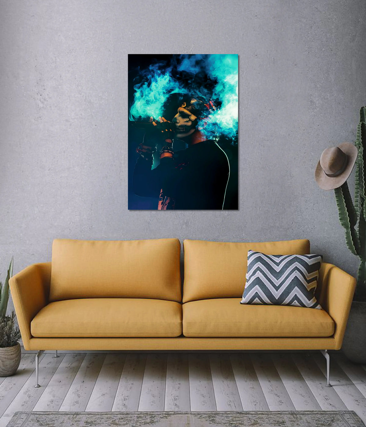 Talwiinder Smoke Stage Poster on Wall - Everanta