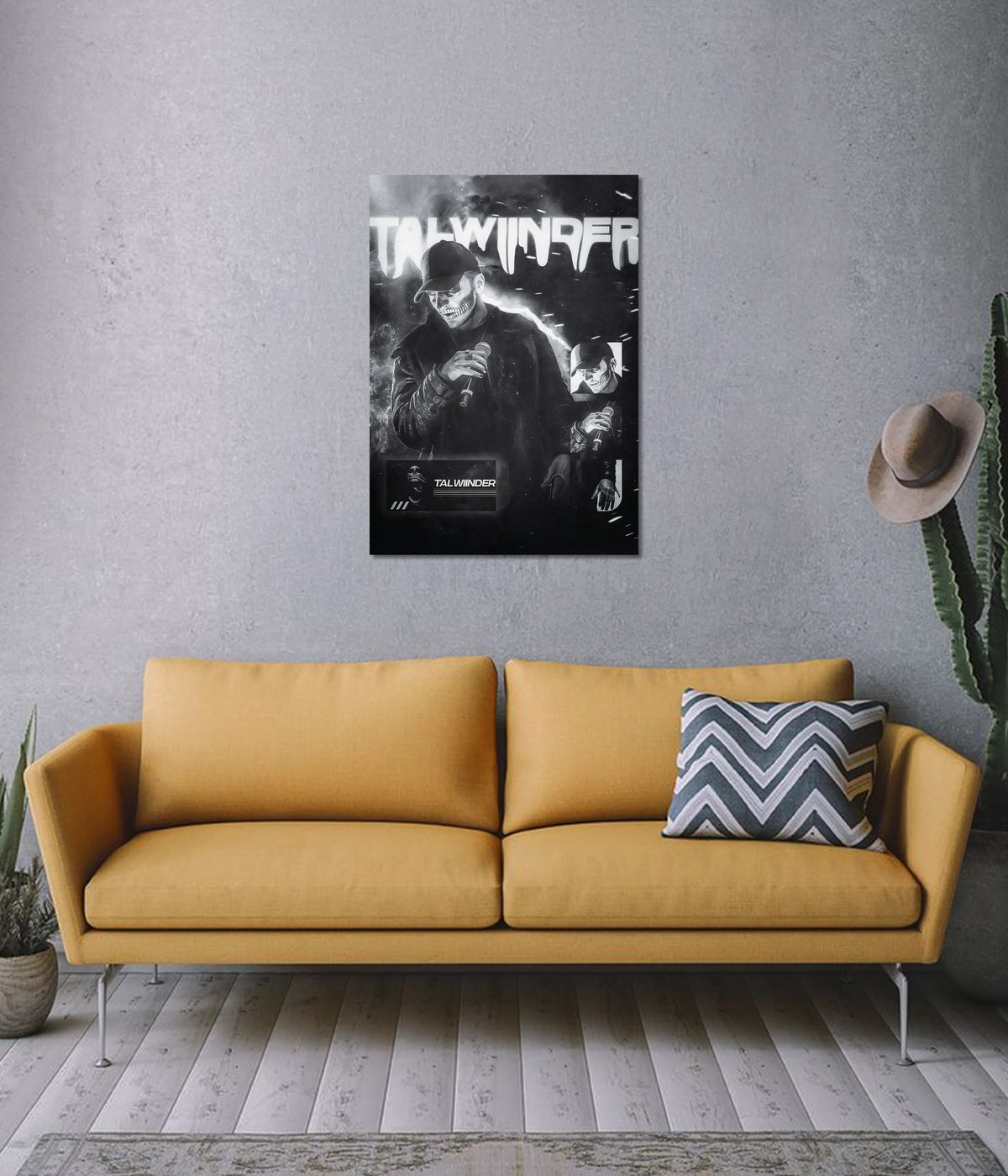 Talwiinder Wall Poster – Dark Aesthetic Music Art - Everanta