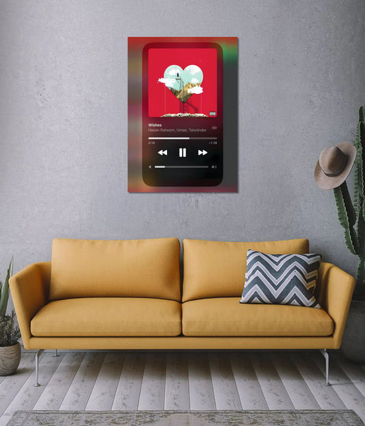 Talwiinder – Wishes Music Player Poster on Wall - Everanta