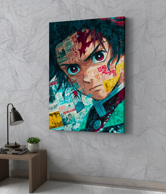 Tanjiro Kamado – Anime Canvas Print on Wall - Everanta