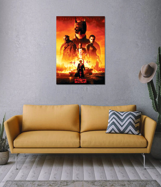 The Batman 2022 Wall Poster on Wall - Everanta