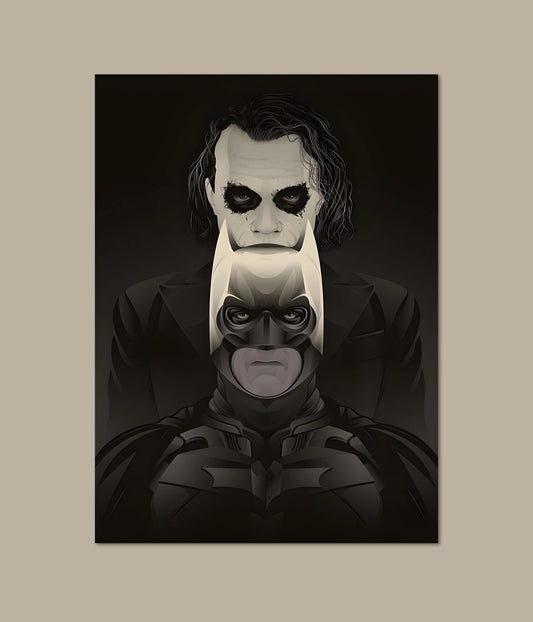 The Dark Knight – Joker Behind Batman Poster Main Image - Everanta