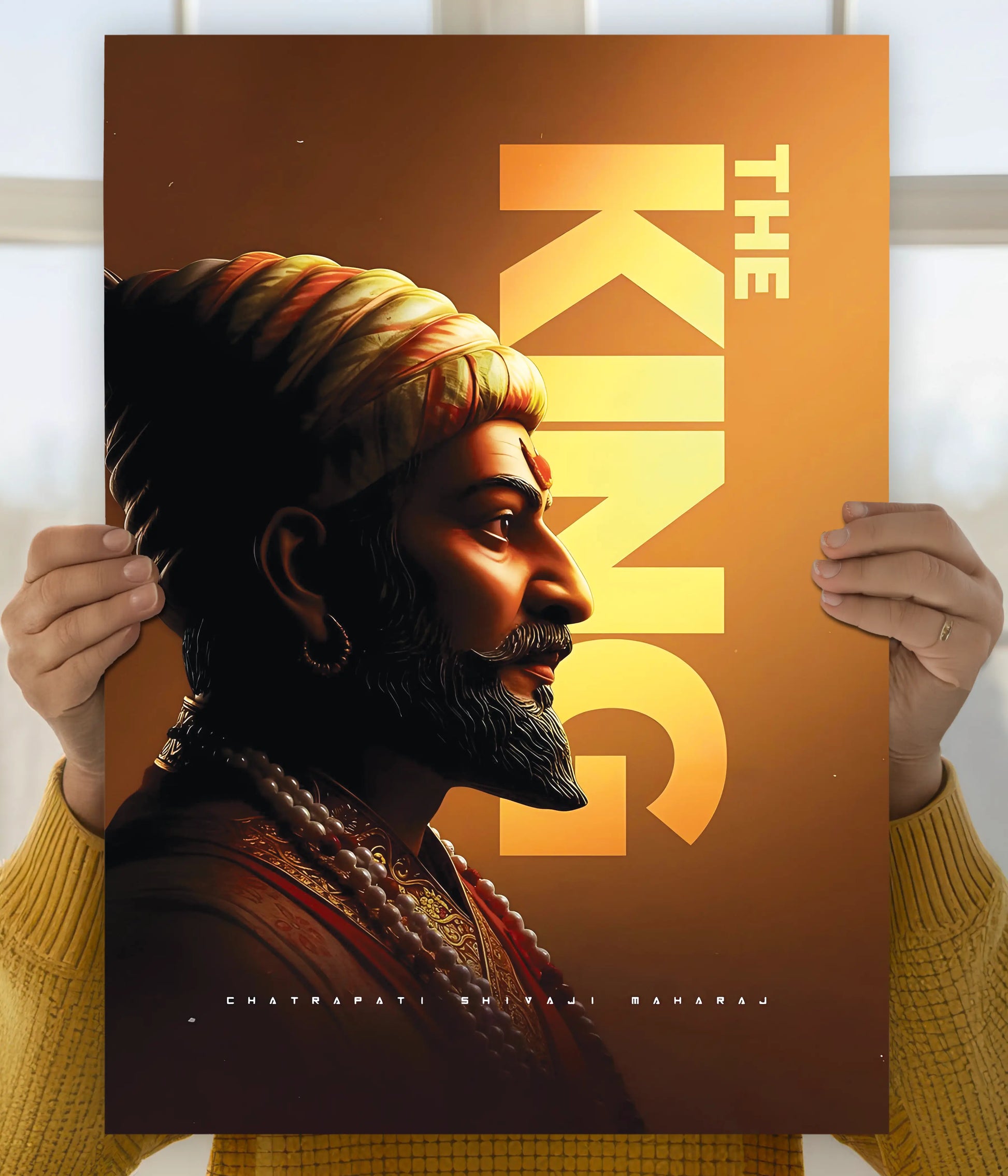 The King – Chhatrapati Shivaji Maharaj Wall Poster Main Image - Everanta