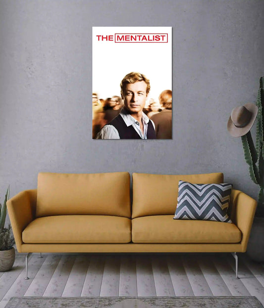 The Mentalist Patrick Jane Wall Poster on Wall - Everanta