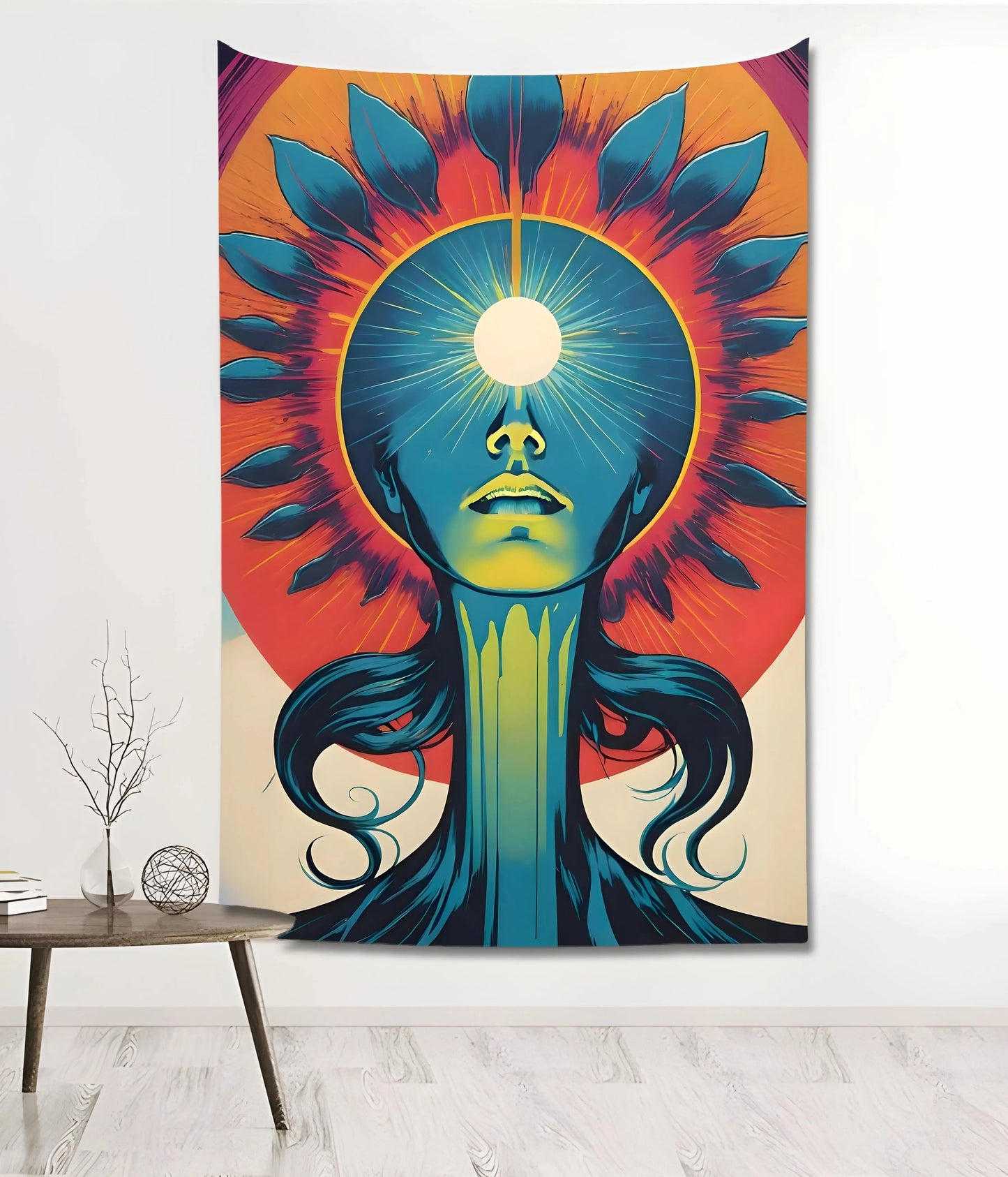 Third Eye Radiance Wall Art Tapestry