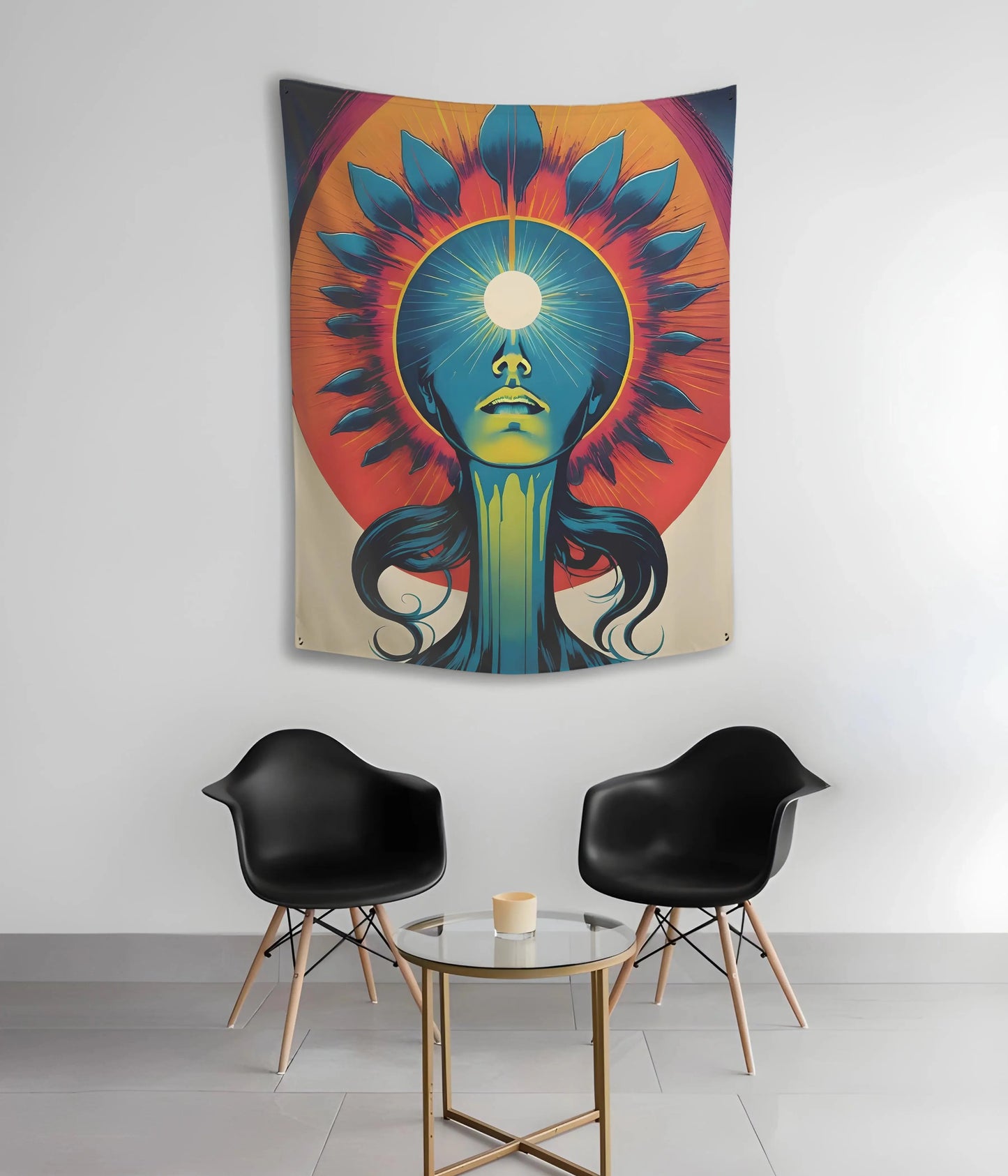 Third Eye Radiance Wall Art Tapestry 30x40 inches