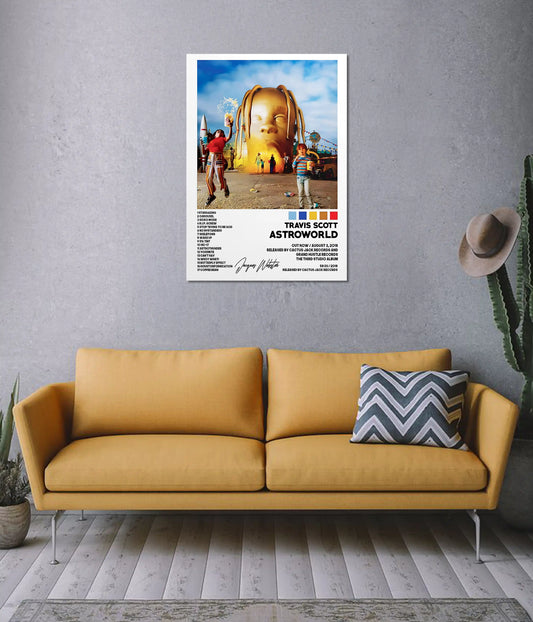 Travis Scott Astroworld Album Cover Poster on Wall - Everanta