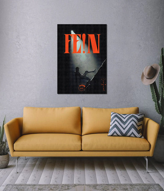 Travis Scott FE!N Wall Poster on Wall - Everanta