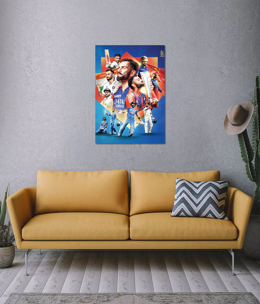 Ultimate Virat Kohli Wall Poster – Cricket Legend Edition - Everanta