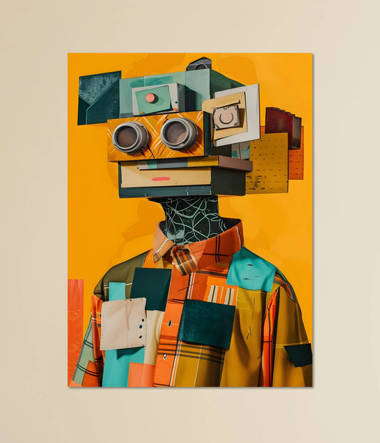 Urban Surrealism – Abstract Aesthetic Digital Wall Art Poster Main Image - Everanta