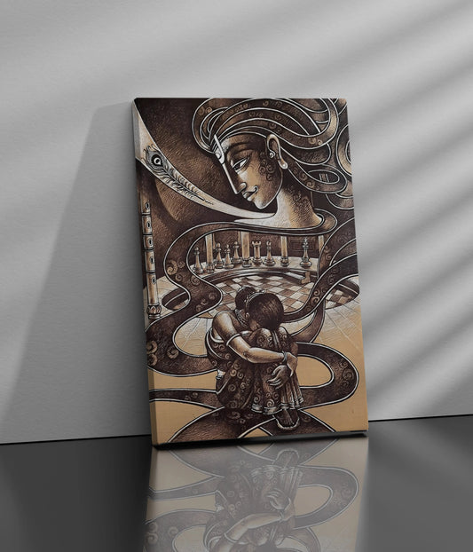 Vastra Haran: The Eternal Protector Canvas Print Side Look