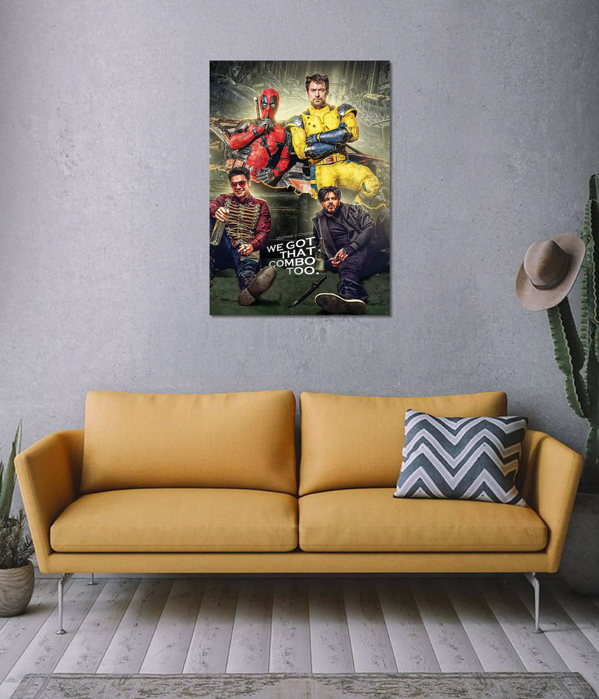 Victor & Charlie Combo – Lokah Movie Poster on Wall - Everanta